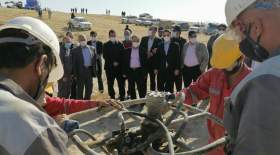 افتتاح پروژه لرزه نگاری درگز و زرینه کوه