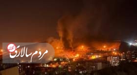 تصاویر ادعایی شبکه های اجتماعی درباره «آتش سوزی در زندان اوین»