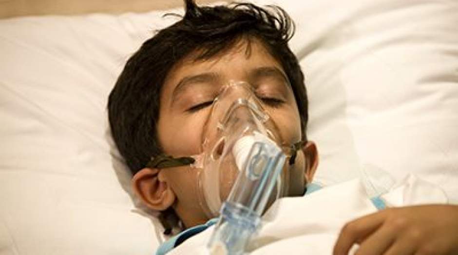 سیل بیماری‌های تنفسی در کودکان به دلیل آلودگی هوا