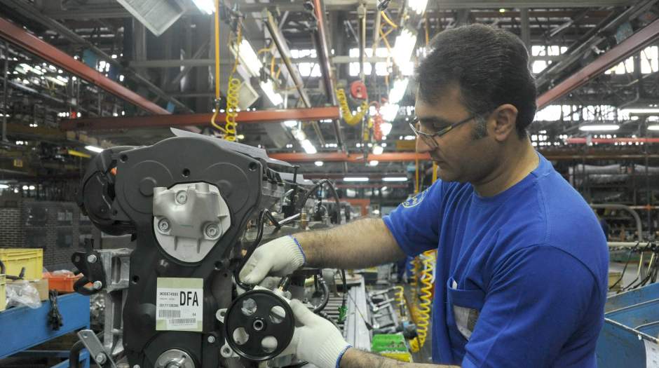 ایران خودرو در تولید موتور هم رکورد زد