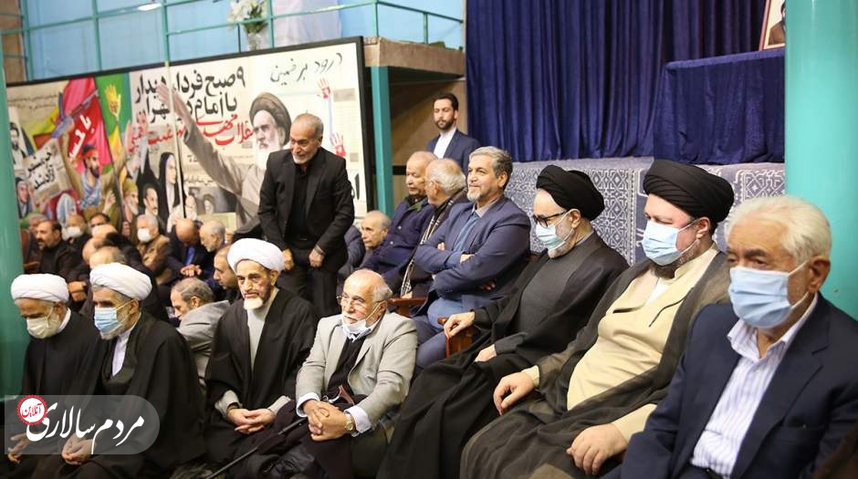 مراسم تشییع حسن غفوری‌فرد در حسینیه جماران برگزار شد