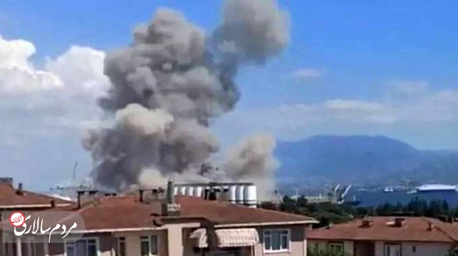 انفجار مهیب در یک بندر ترکیه