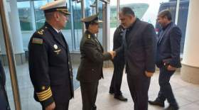 دیدار فرمانده نیروی دریایی ارتش ایران با ۲ مقام بلندپایه نظامی آذربایجان