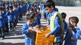 آغاز توزیع «شیر رایگان» بین دانش‌آموزان تهرانی