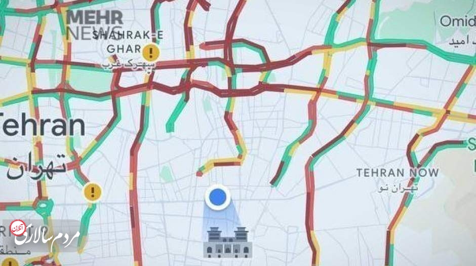 در غروب چهارشنبه‌سوری؛ تهران قفل در ترافیک؛ تاکسی دربستی ۸۰۰ هزار تومان