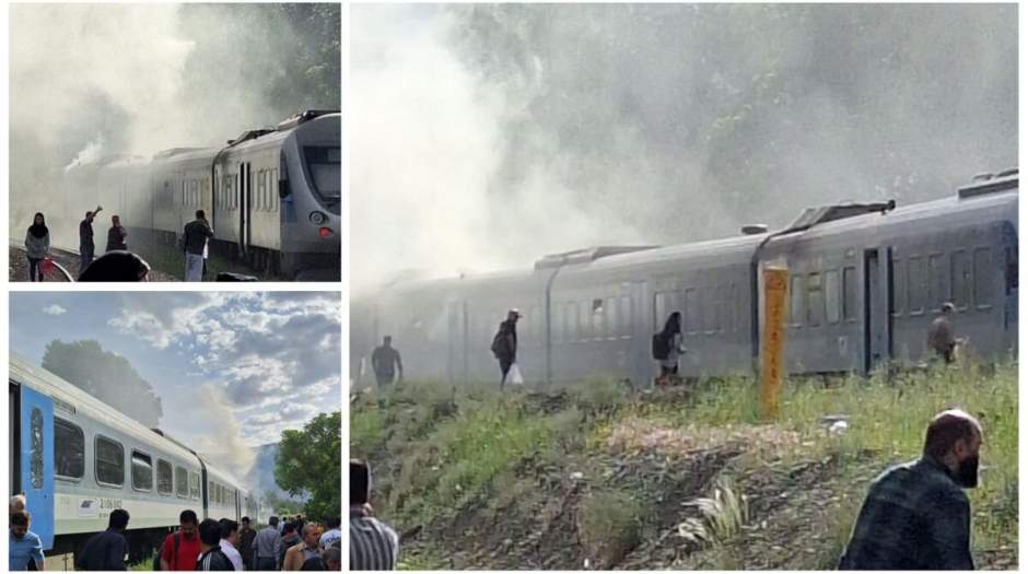 تصاویر آتش‌سوزی قطار متعلق به متروی تهران است؟