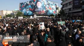 آغاز مراسم وداع تهرانی‌ها با رئیس جمهور شهید و همراهانش